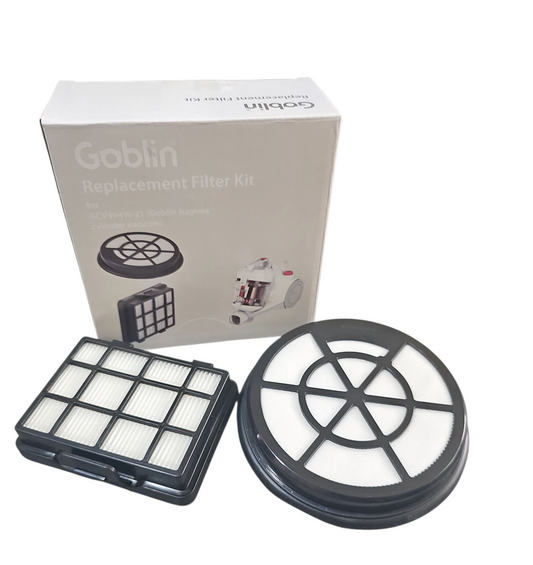 Goblin GCV404W-21 Vacuum Cleaner Replacement Filter Kit  - Brand New - Sealed