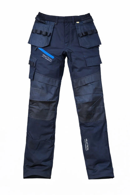 Men's Heavy Duty Work Trousers Multi Pocket Cargo Combat Pants | Durable Fit