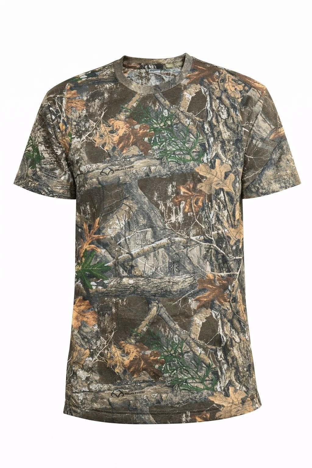 Men's Camouflage Printed Jungle Short Sleeve T-Shirt | Realtree Camo Print Casual Top