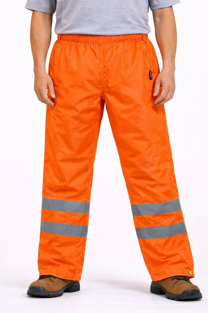 Waterproof Rain Trousers Windproof | Outdoor Hiking Cycling Workwear Reflective Overpants