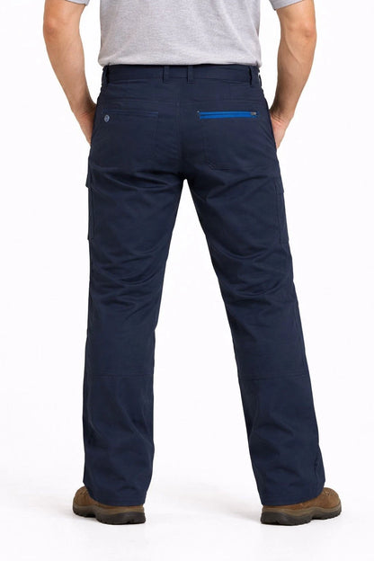 Men's Heavy Duty Work Trousers Multi Pocket Cargo Combat Pants | Durable Fit